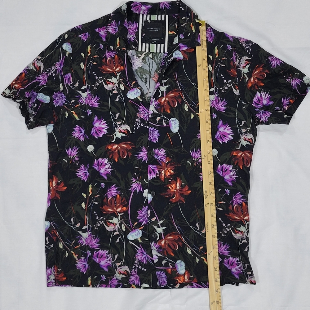 Cactus Man Ricky Singh Short Sleeve Floral button-down shirt - Picture 4 of 8